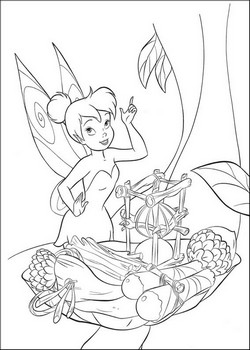 coloriage clochette et ses inventions